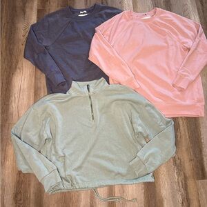 Lot of 3- American Eagle Ahh-mazingly Soft Sweatshirts Women S